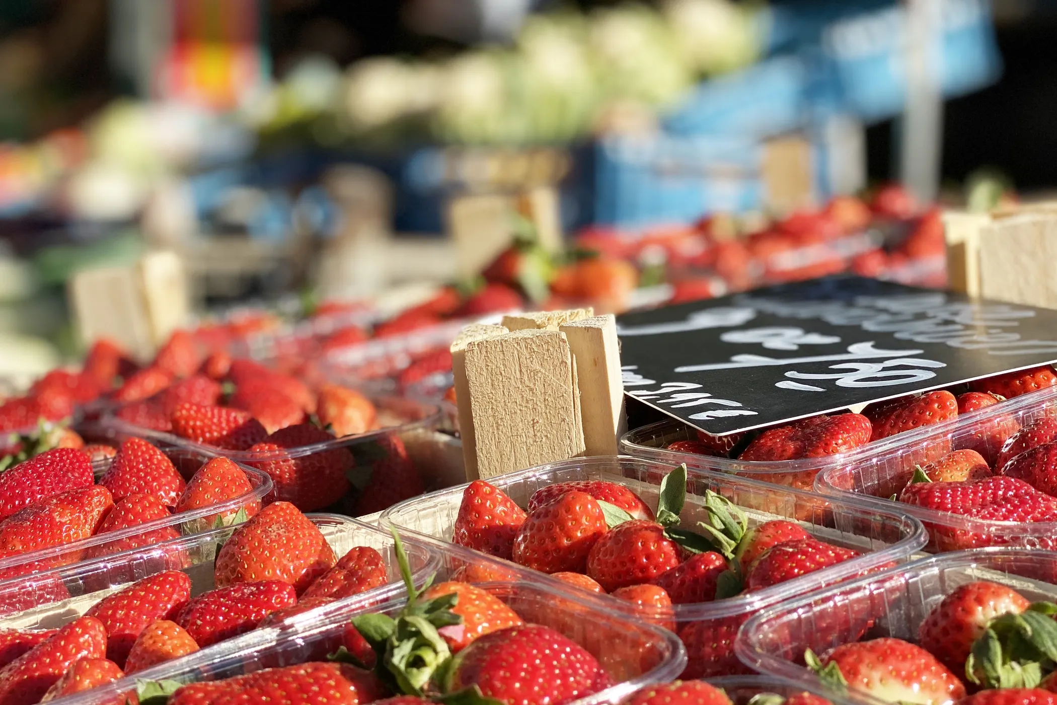 De wekelijkse woensdagmarkt