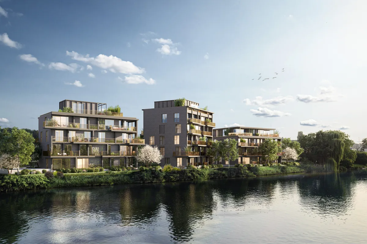 Acasa Projectontwikkeling vastgoed nieuwbouw Leiemeersen Astene Deinze Leie groen wonen appartement te koop E